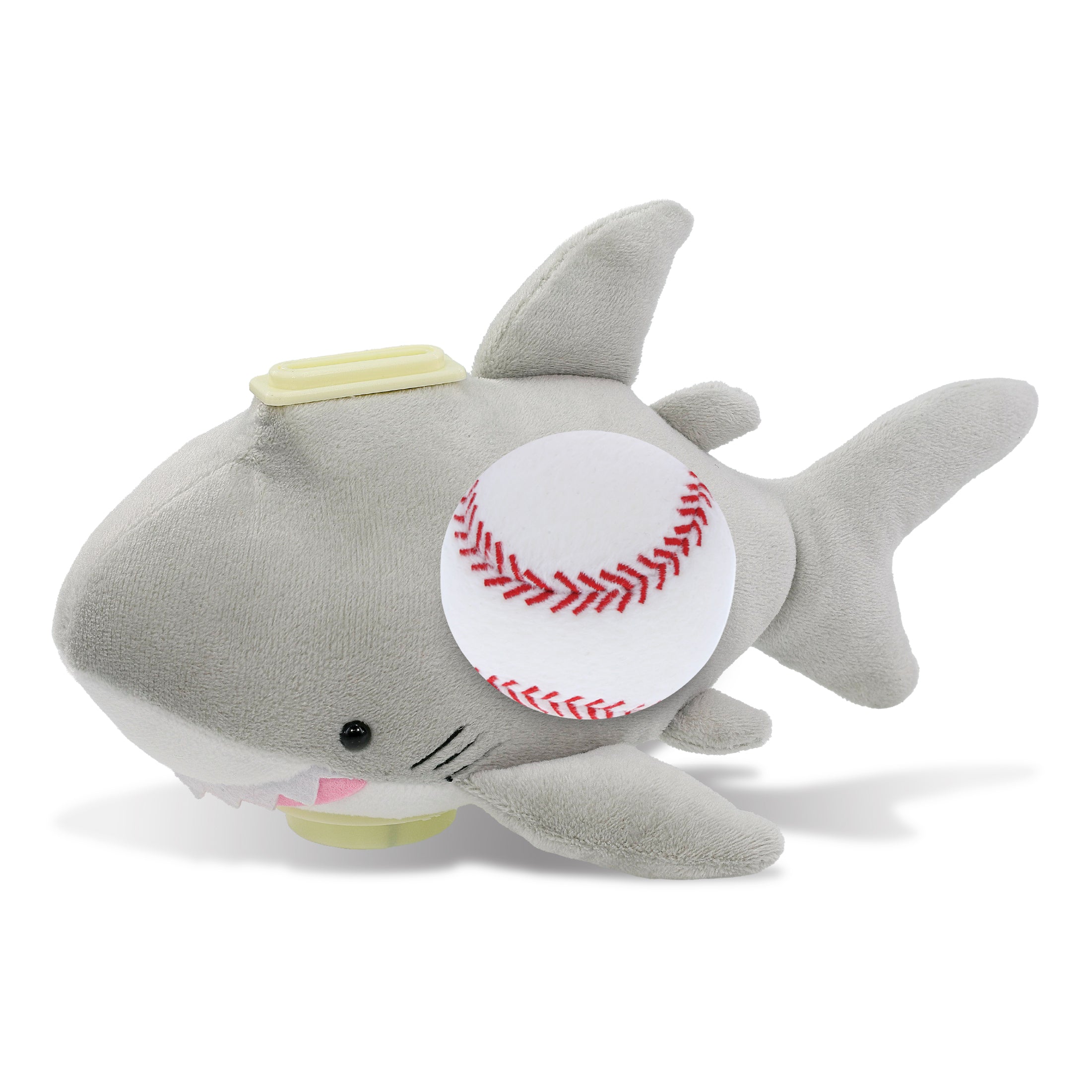 PLUSH BANK - SHARK WITH BASEBALL PLUSH