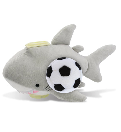 PLUSH BANK - SHARK WITH SOCCER PLUSH