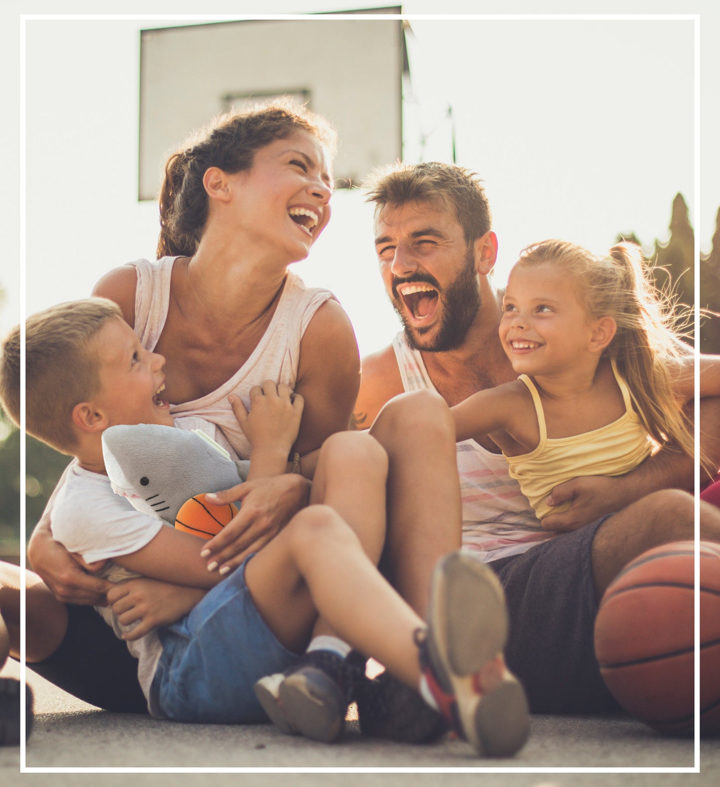 PLUSH BANK - SHARK WITH BASKETBALL PLUSH