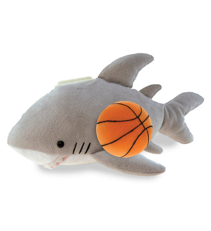 PLUSH BANK - SHARK WITH BASKETBALL PLUSH