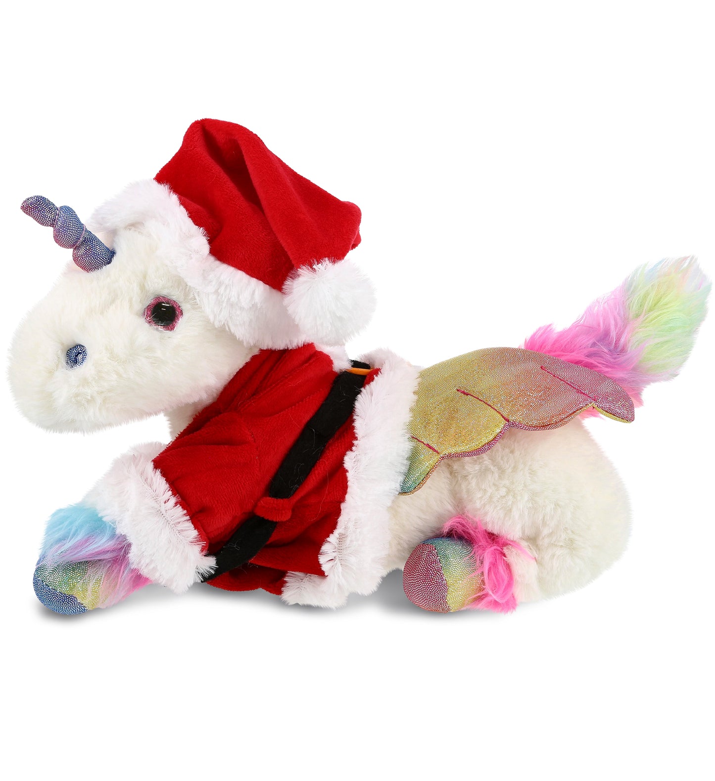 PLUSH SANTA - SUPER SOFT PLUSH - ROYAL FLYING UNICORN