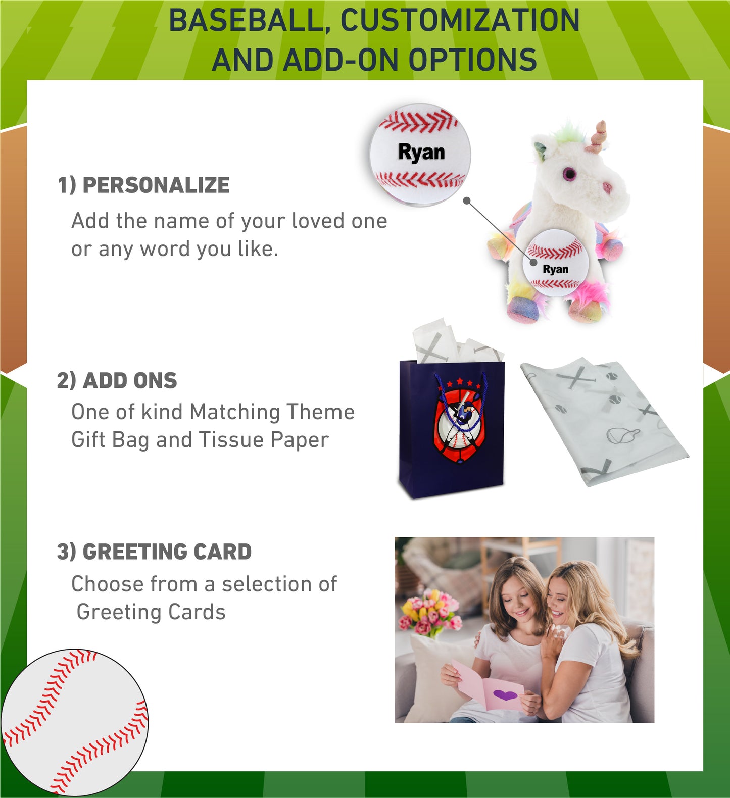 SUPER SOFT PLUSH - ROYAL FLYING UNICORN WITH BASEBALL PLUSH