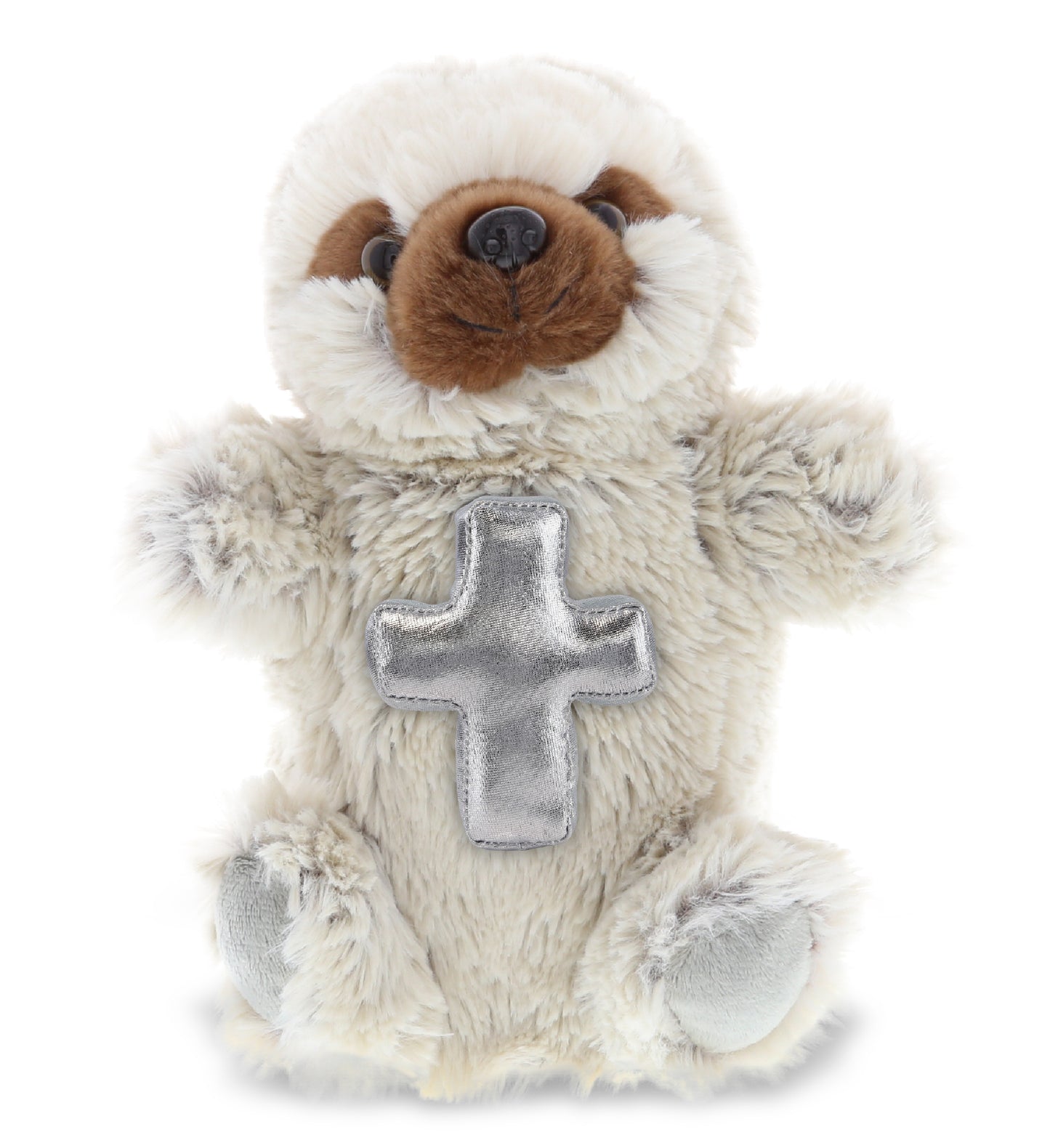 PLUSH CROSS - SUPER SOFT PLUSH HAND PUPPET - SLOTH