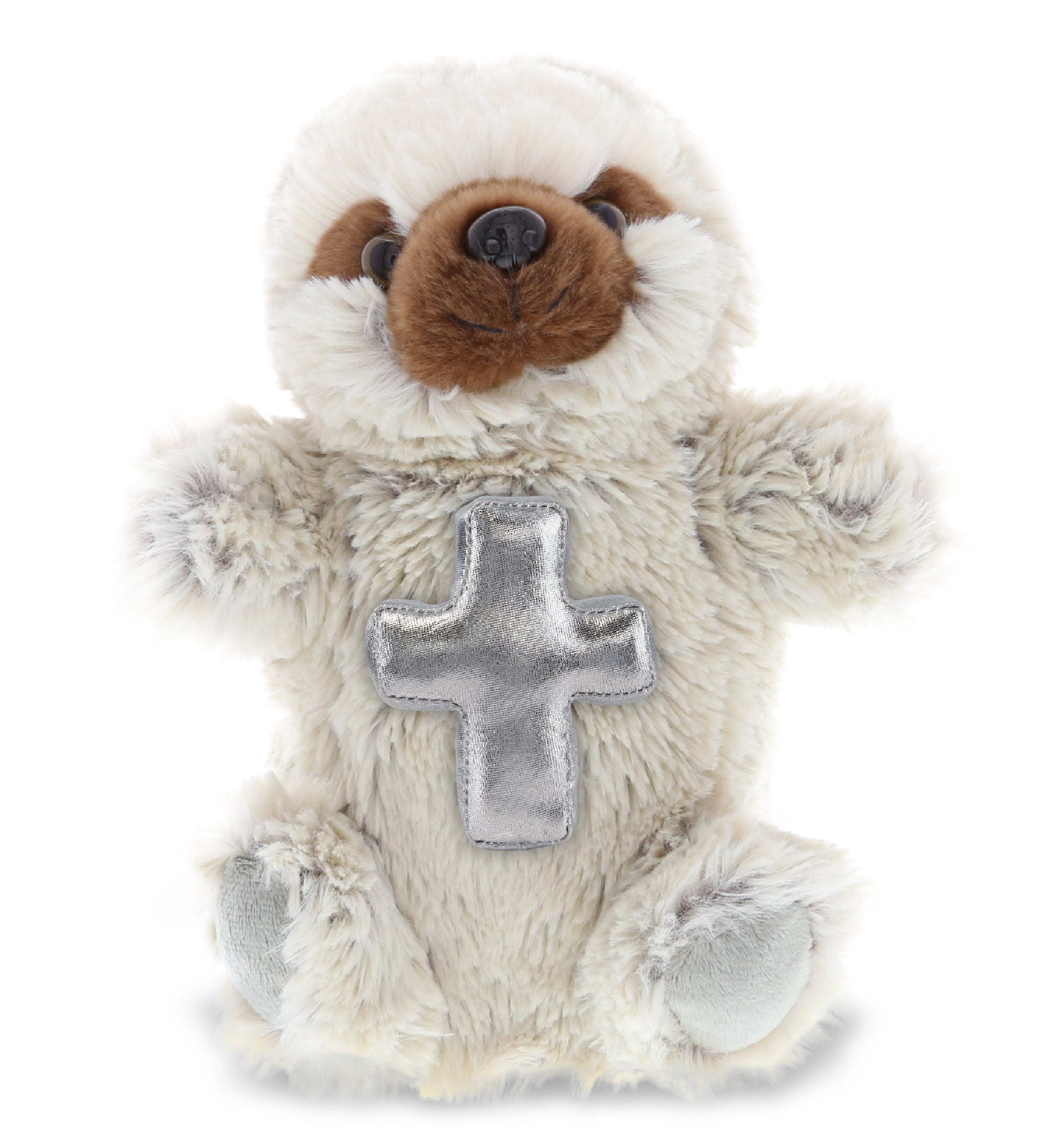 PLUSH CROSS - SUPER SOFT PLUSH HAND PUPPET - SLOTH
