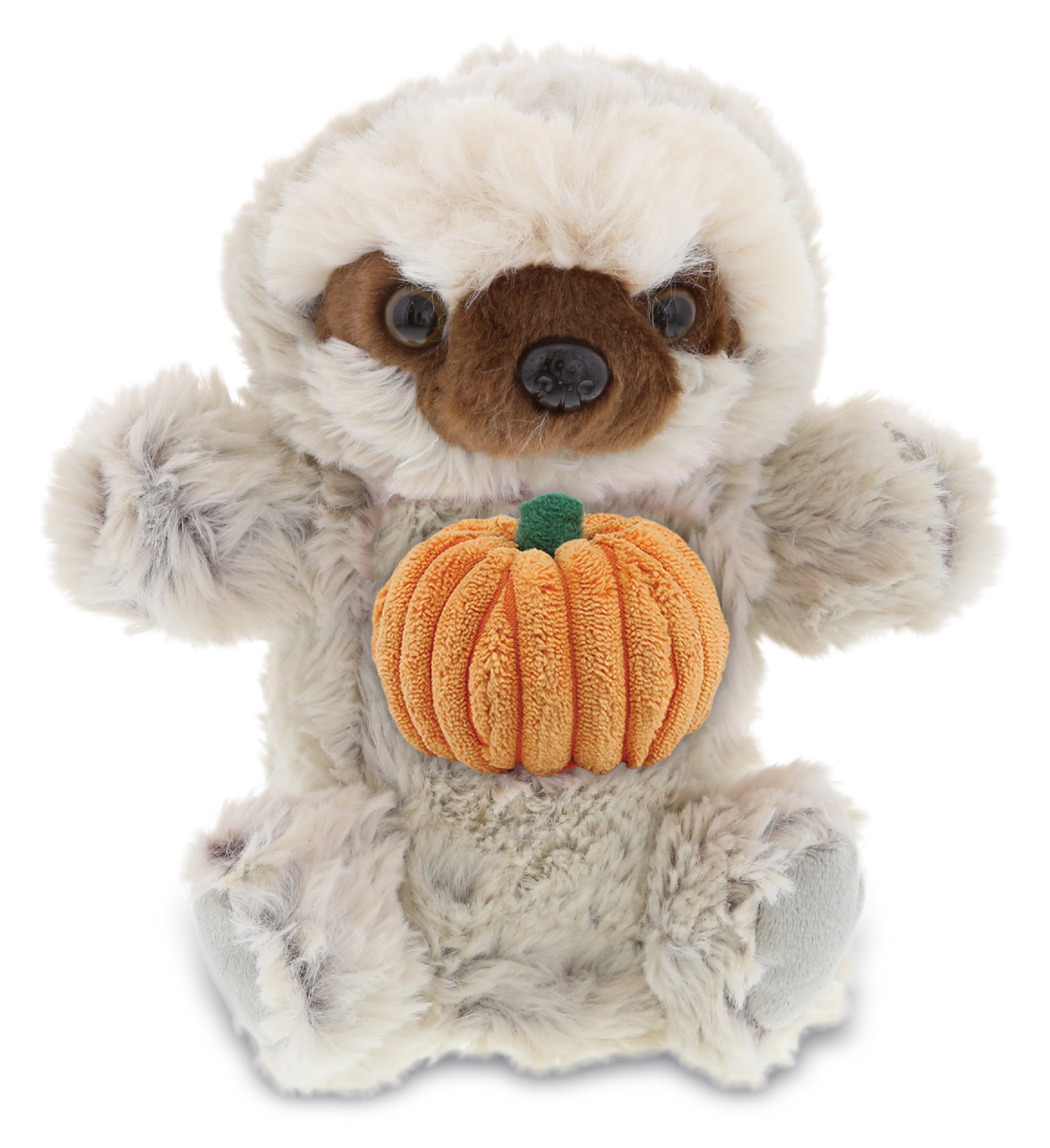 PLUSH PUMPKIN - SUPER SOFT PLUSH HAND PUPPET - SLOTH
