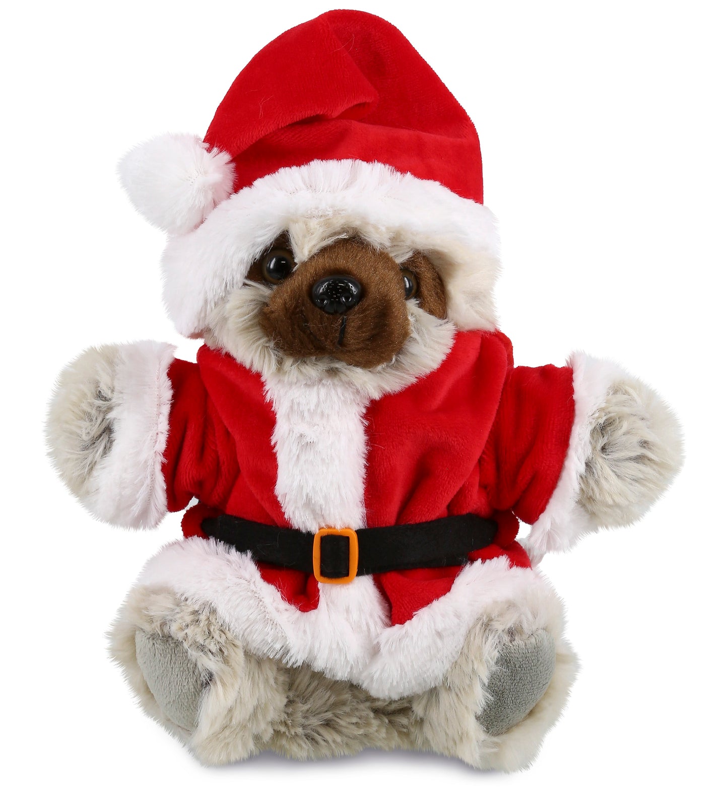 PLUSH SANTA - SUPER SOFT PLUSH HAND PUPPET - SLOTH