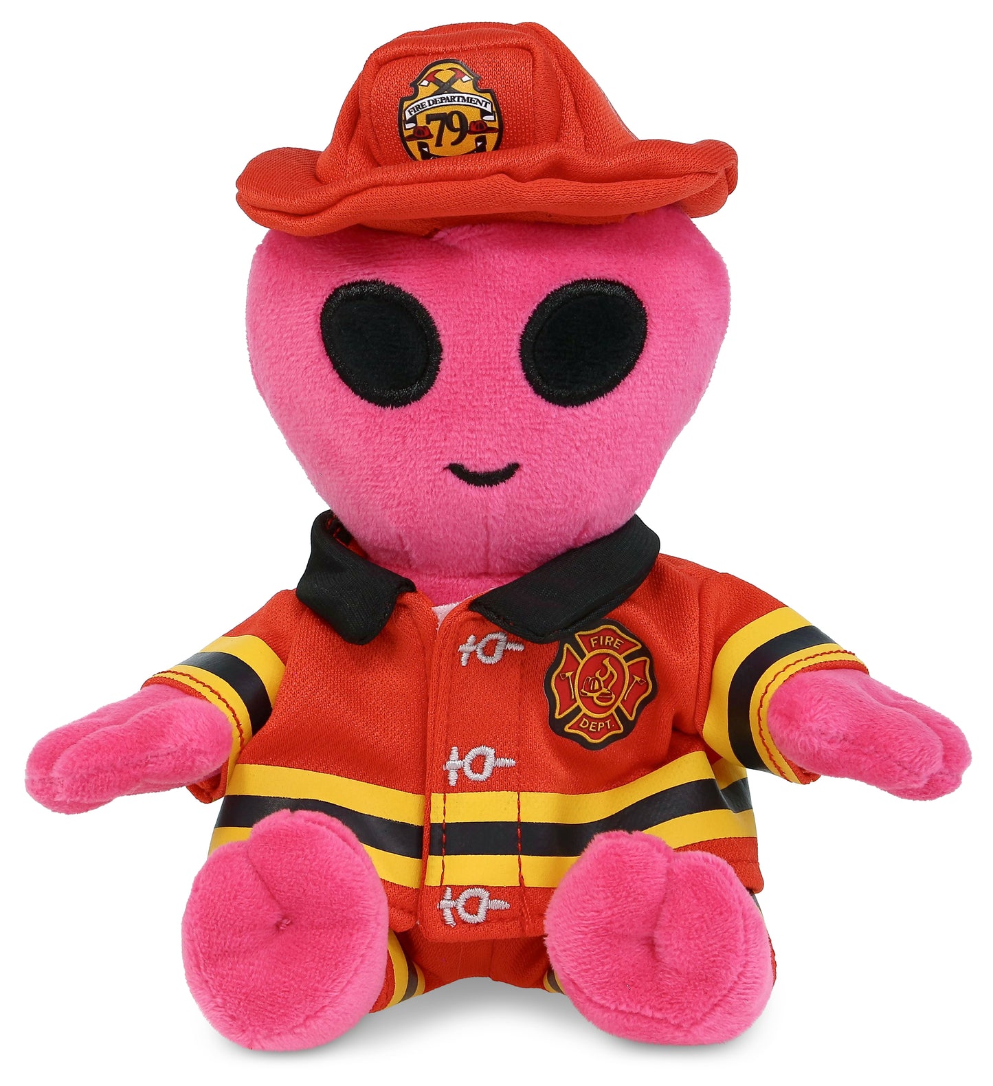 PLUSH FIREMAN - 6" PLUSH - PINK ALIEN