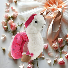 SUPER-SOFT PLUSH - LLAMA - WHITE WITH BALLERINA DRESS UP
