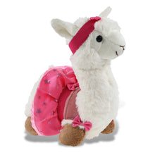 SUPER-SOFT PLUSH - LLAMA - WHITE WITH BALLERINA DRESS UP