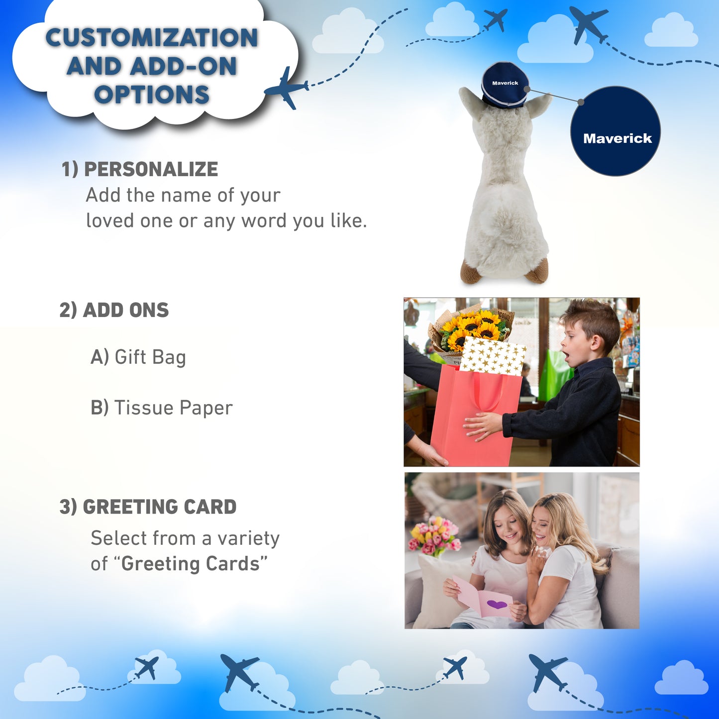 SUPER-SOFT PLUSH - LLAMA - WHITE PILOT DRESS UP