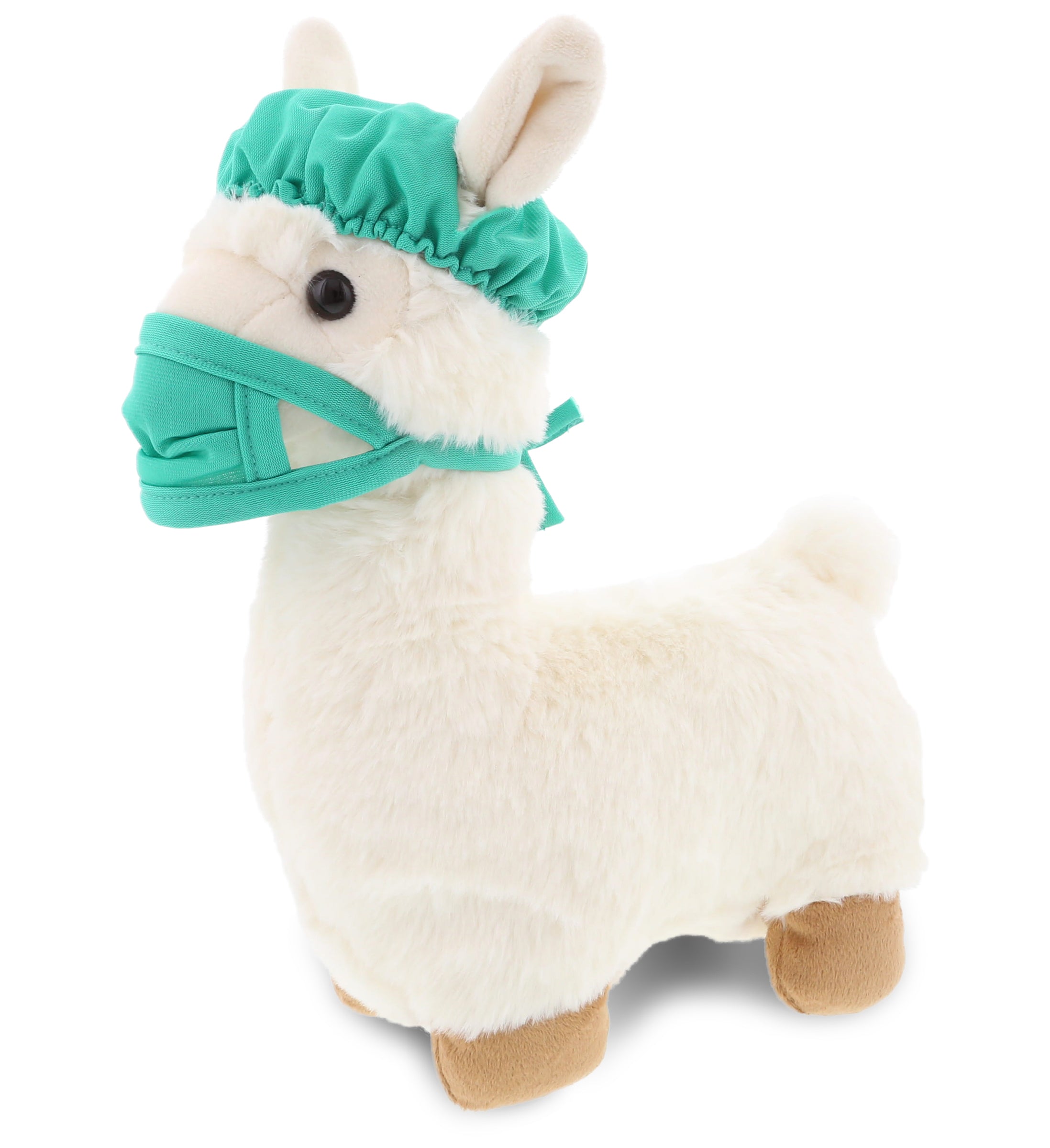 PLUSH DOCTOR - SUPER-SOFT PLUSH - LLAMA - WHITE