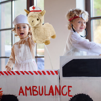 SUPER-SOFT PLUSH - LLAMA - BEIGE NURSE