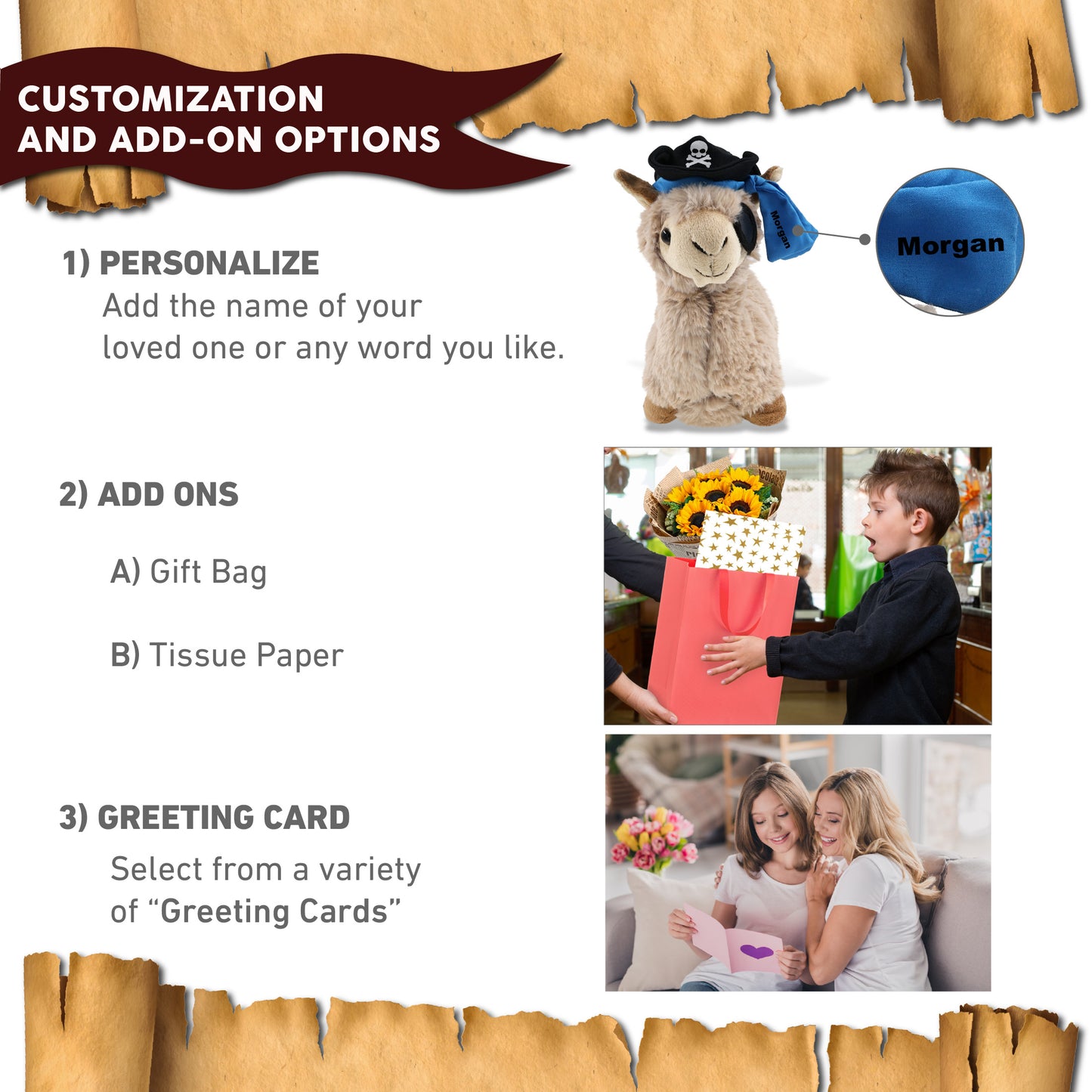 SUPER-SOFT PLUSH - LLAMA - BEIGE PIRATE DRESS UP