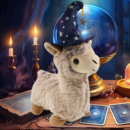 SUPER-SOFT PLUSH - LLAMA - BEIGE WIZARD