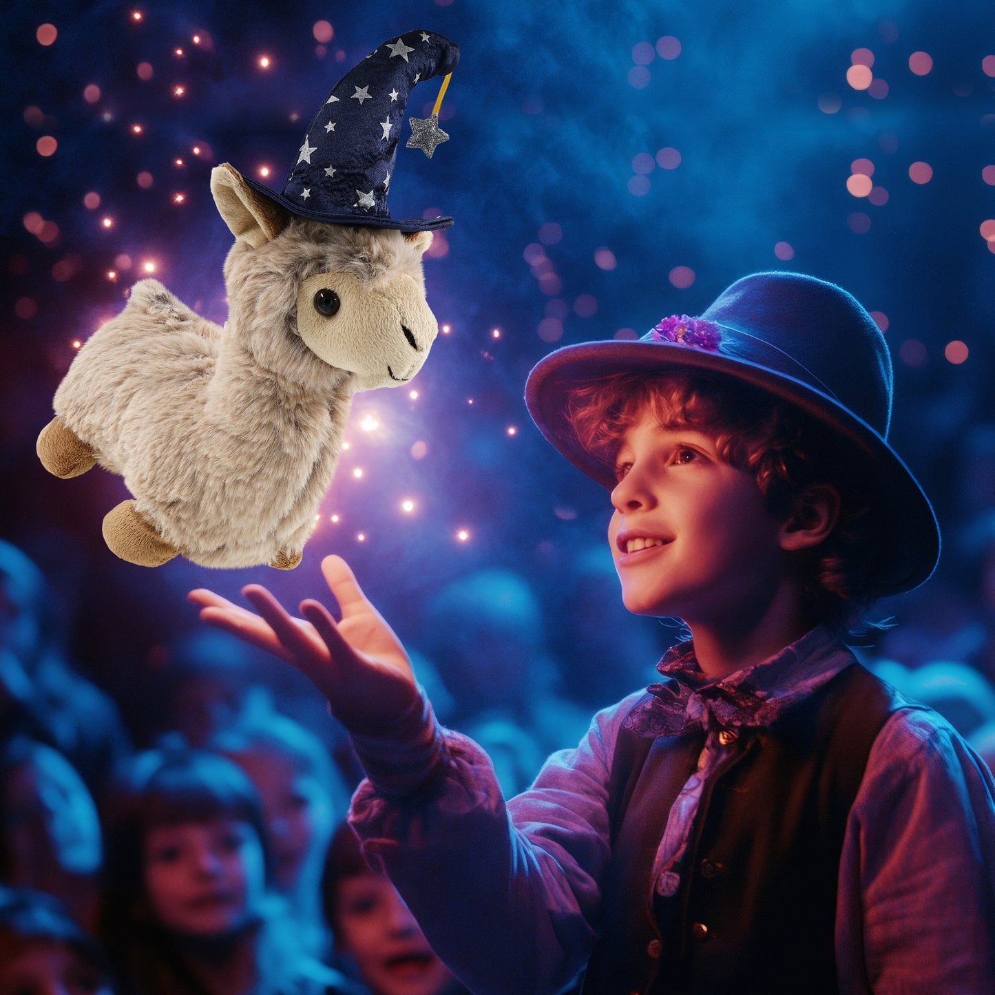 SUPER-SOFT PLUSH - LLAMA - BEIGE WIZARD