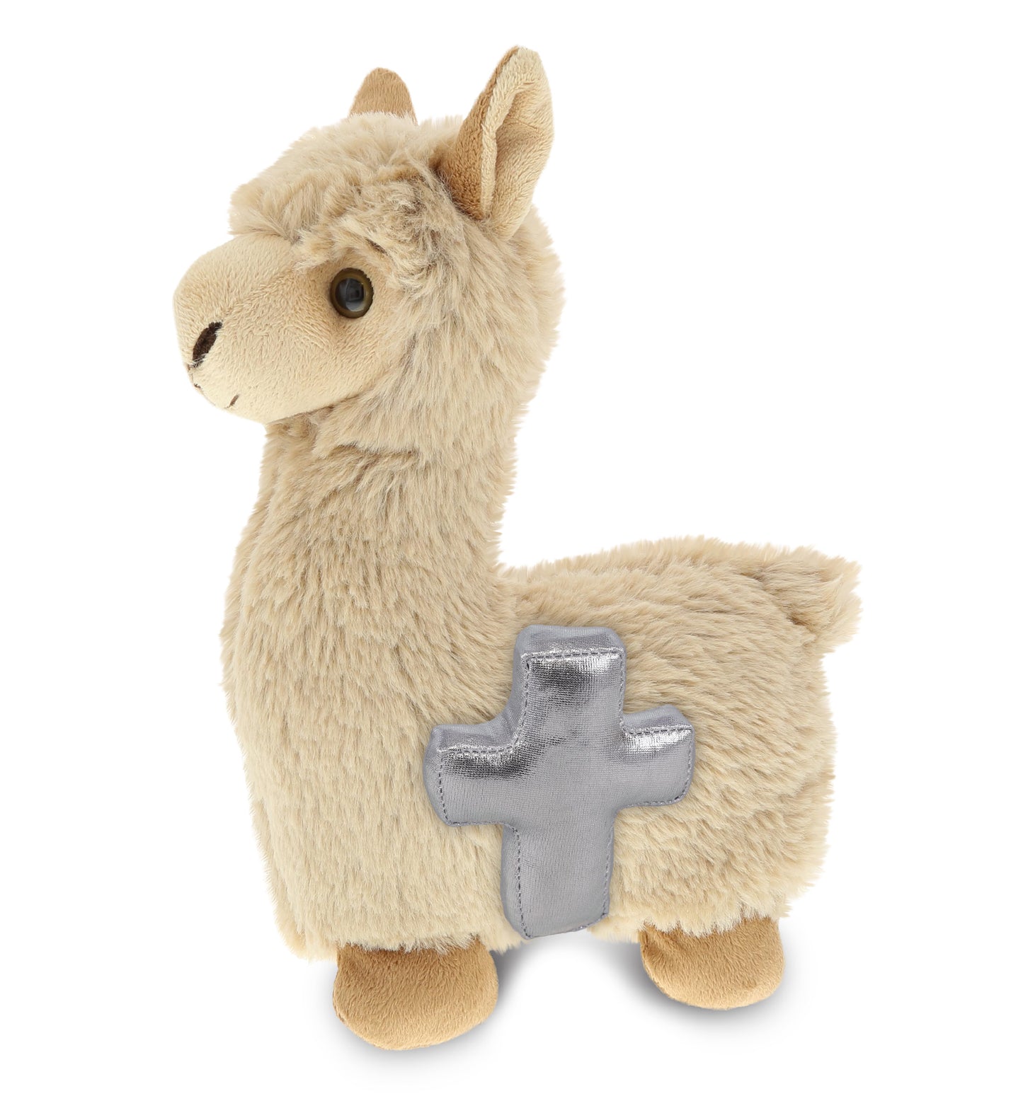 PLUSH CROSS - SUPER-SOFT PLUSH - LLAMA - BEIGE
