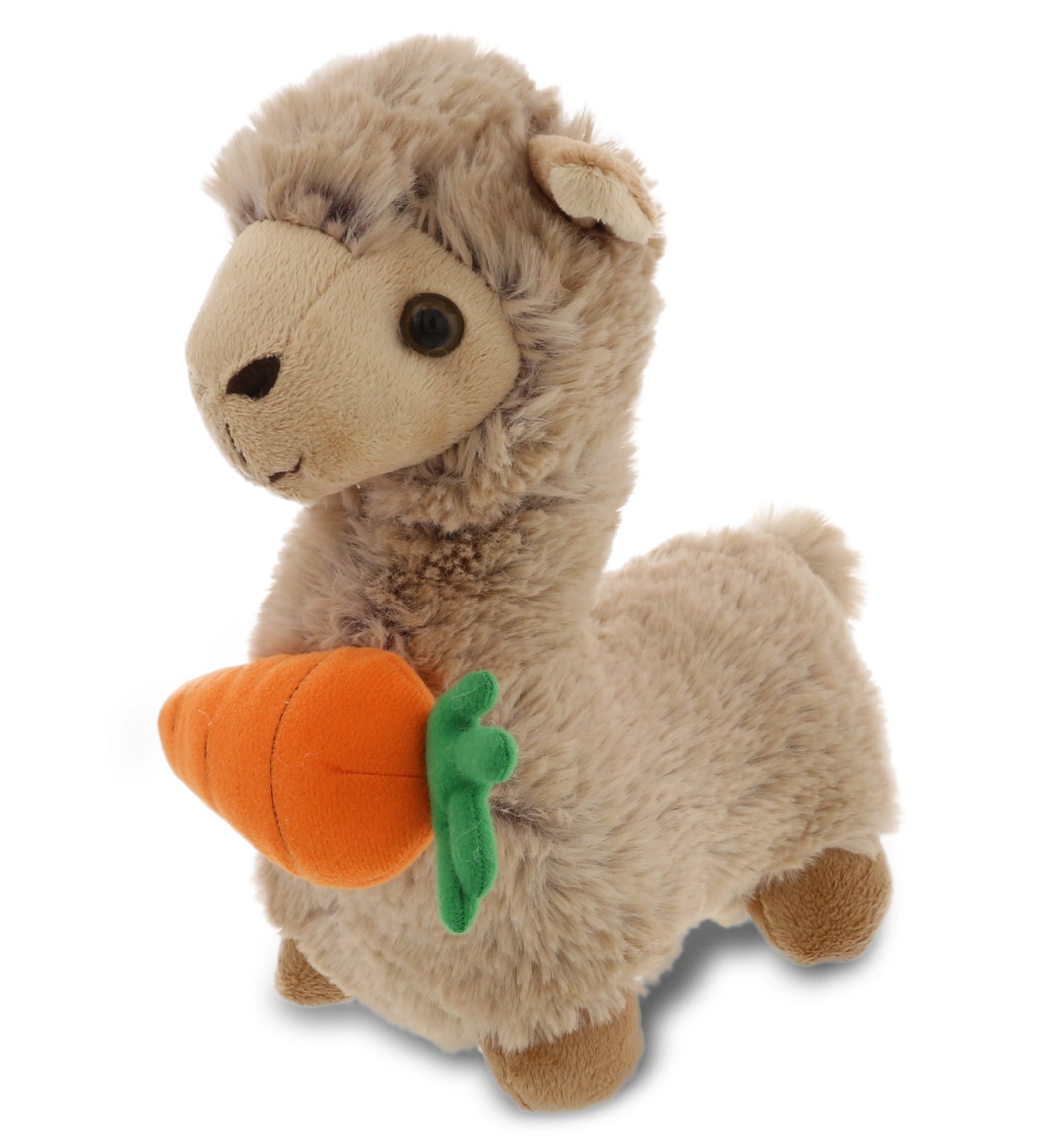 PLUSH CARROT - SUPER-SOFT PLUSH - LLAMA - BEIGE