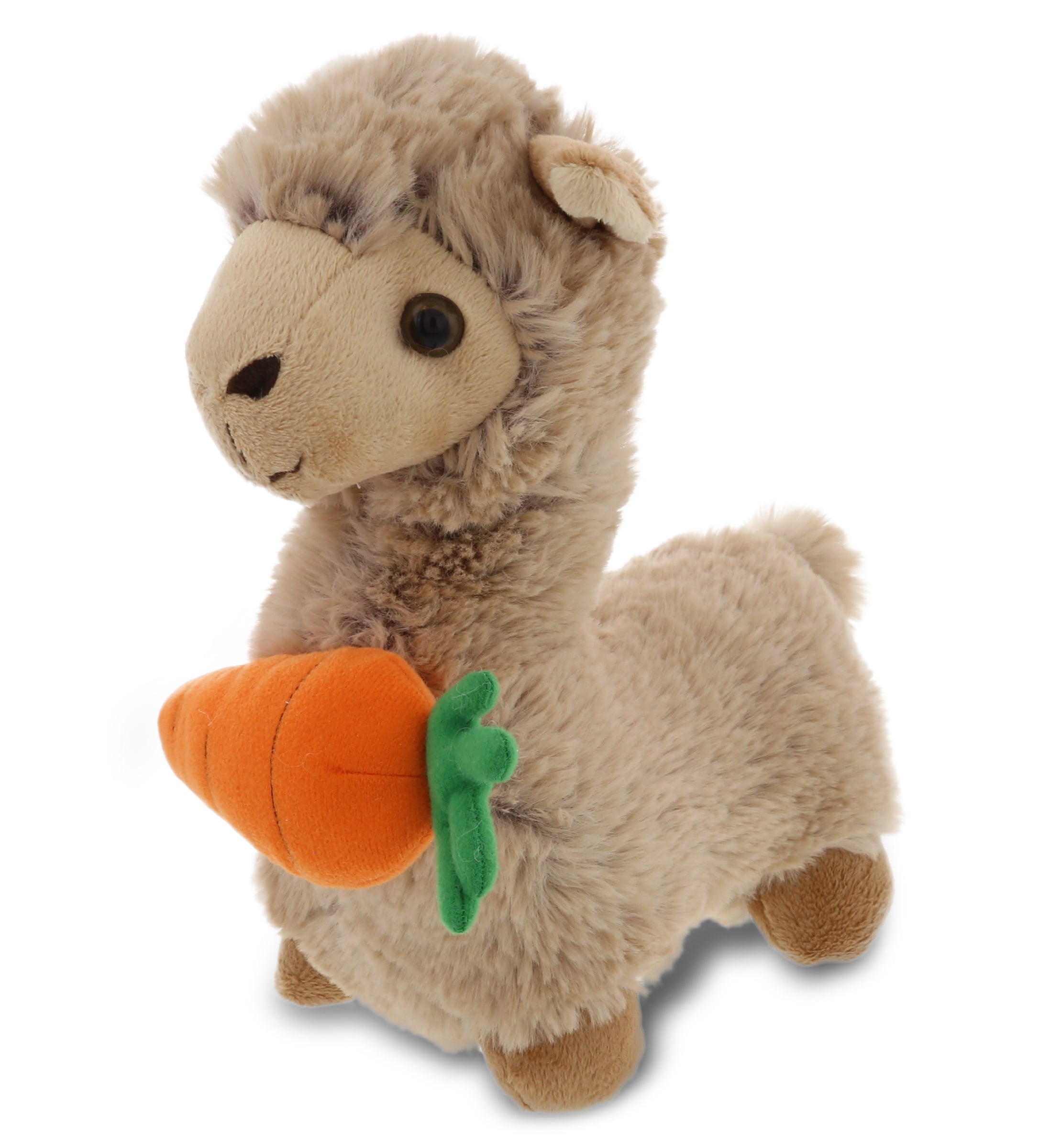 PLUSH CARROT - SUPER-SOFT PLUSH - LLAMA - BEIGE