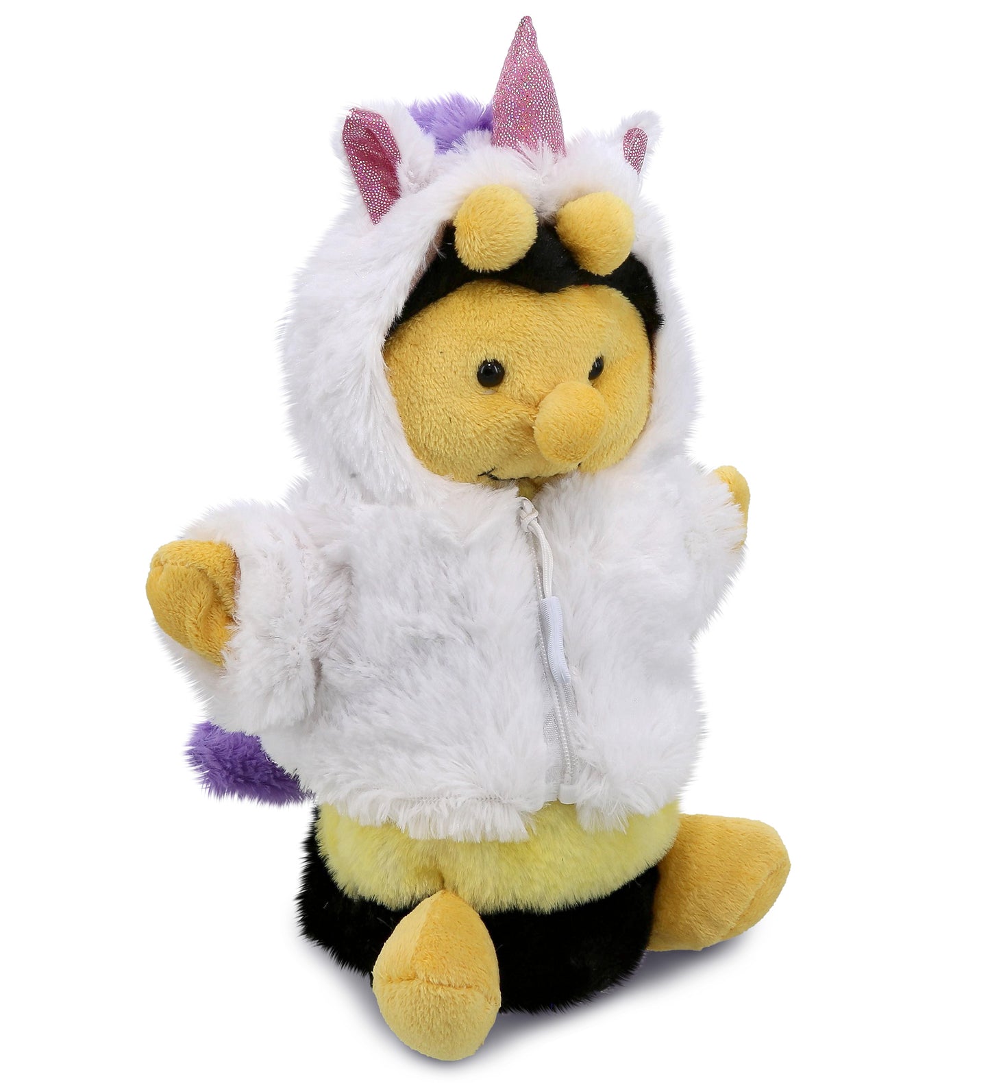 PLUSH UNICORN - SUPER SOFT PLUSH HAND PUPPET - HONEYBEE