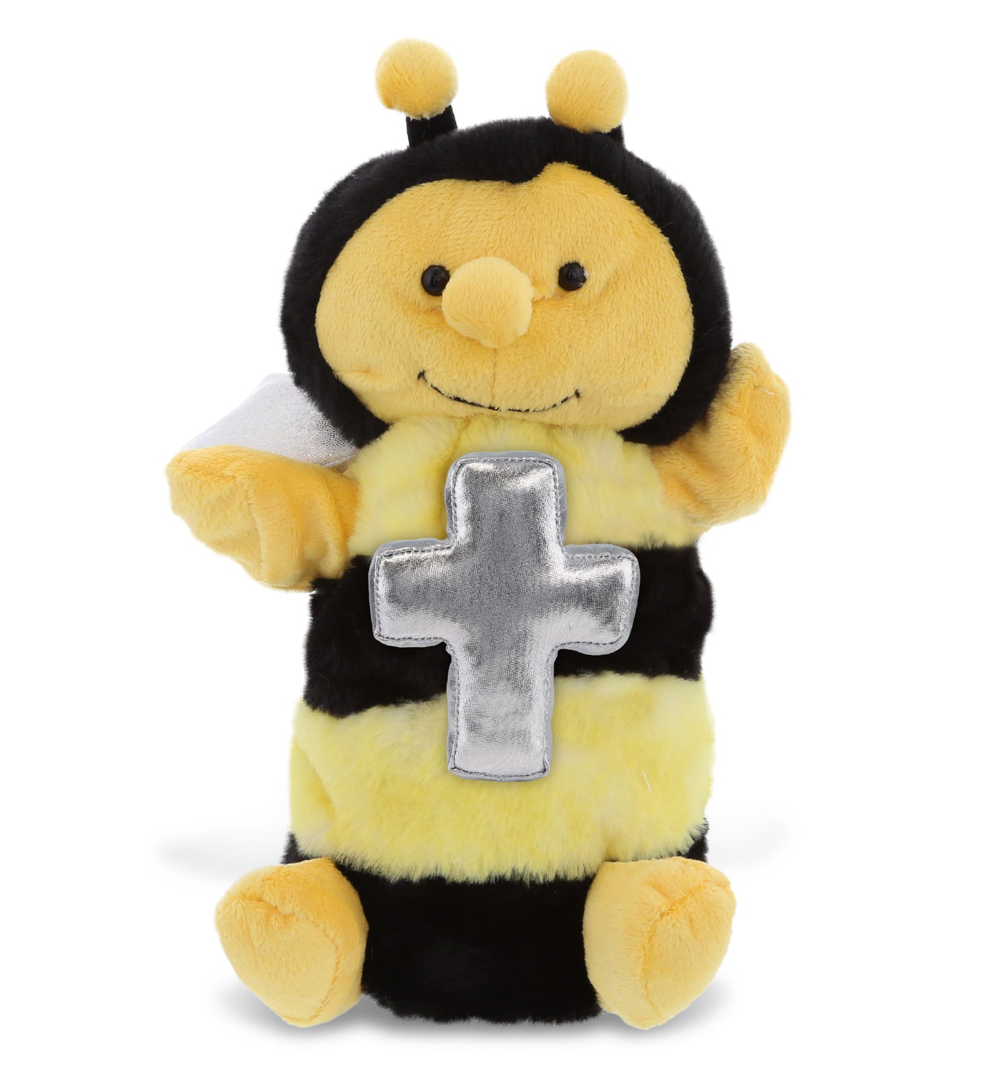 PLUSH CROSS - SUPER SOFT PLUSH HAND PUPPET - HONEYBEE
