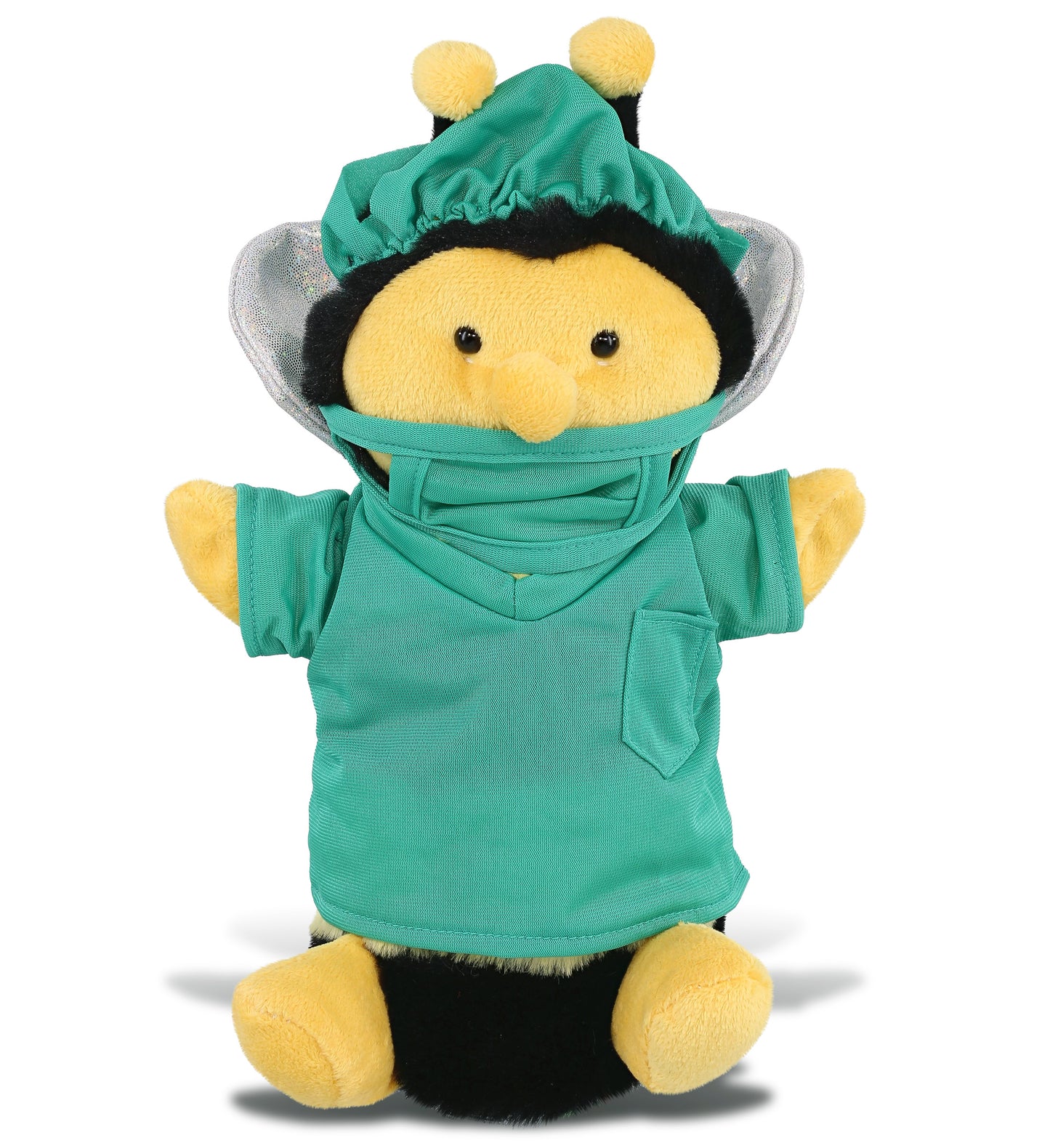 PLUSH DOCTOR - SUPER SOFT PLUSH HAND PUPPET - HONEYBEE
