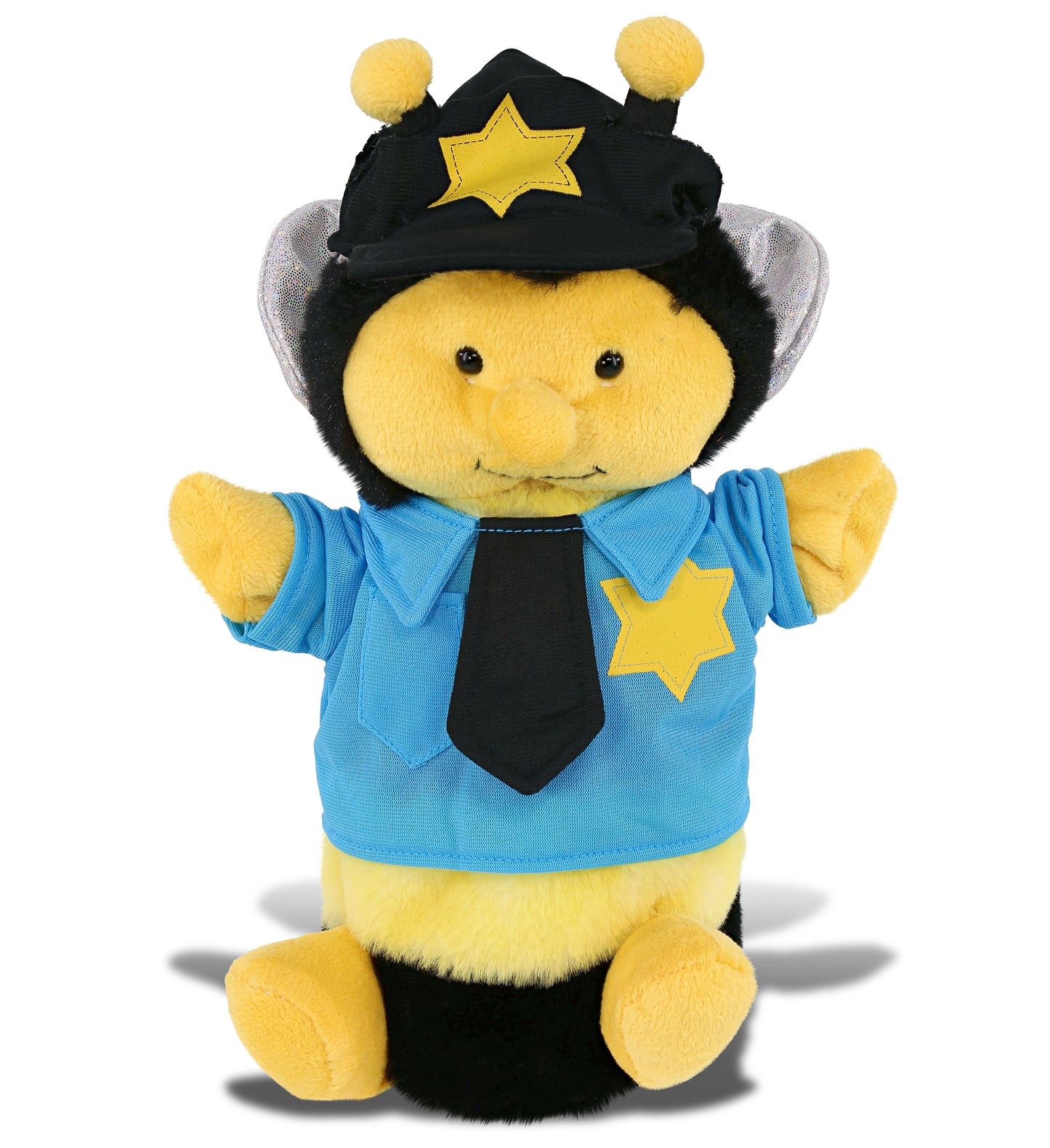 PLUSH POLICE - SUPER SOFT PLUSH HAND PUPPET - HONEYBEE