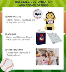 SUPER SOFT PLUSH HAND PUPPET - HONEYBEE WITH BASEBALL PLUSH