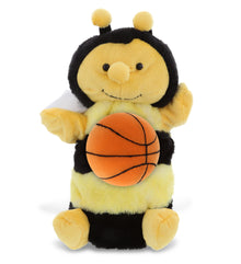 SUPER SOFT PLUSH HAND PUPPET - HONEYBEE WITH BASKETBALL PLUSH