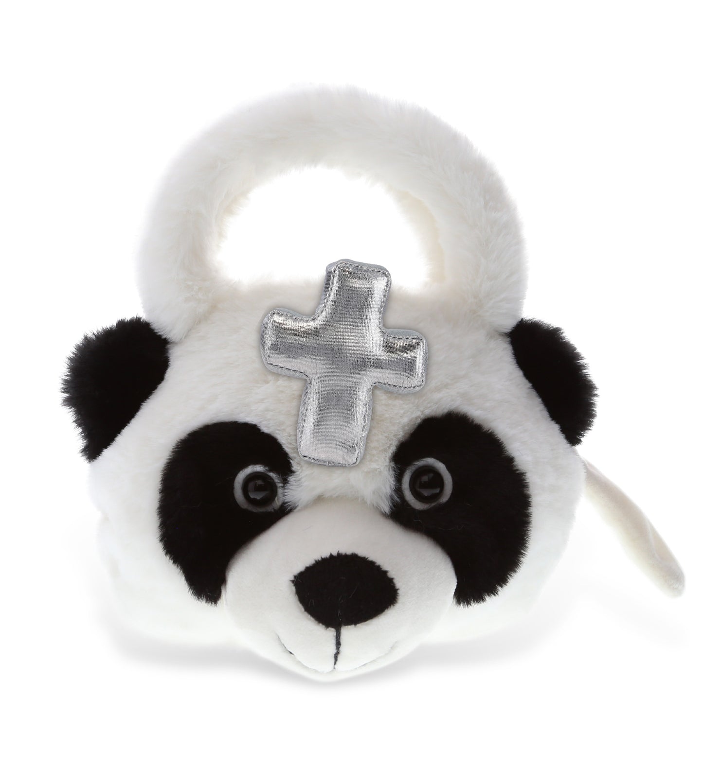 PLUSH CROSS - SUPER-SOFT PLUSH HAND BAG - PANDA