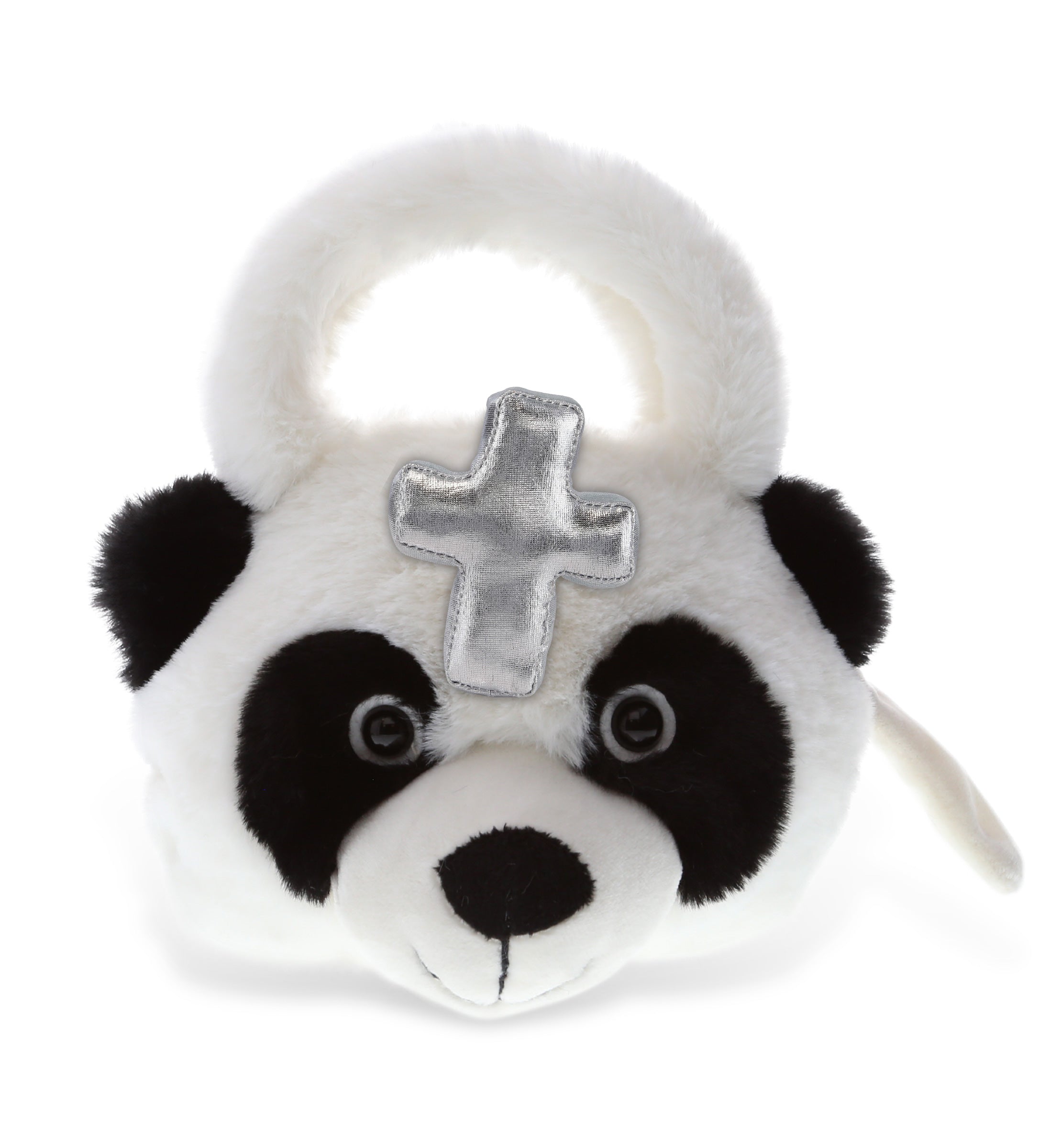 PLUSH CROSS - SUPER-SOFT PLUSH HAND BAG - PANDA