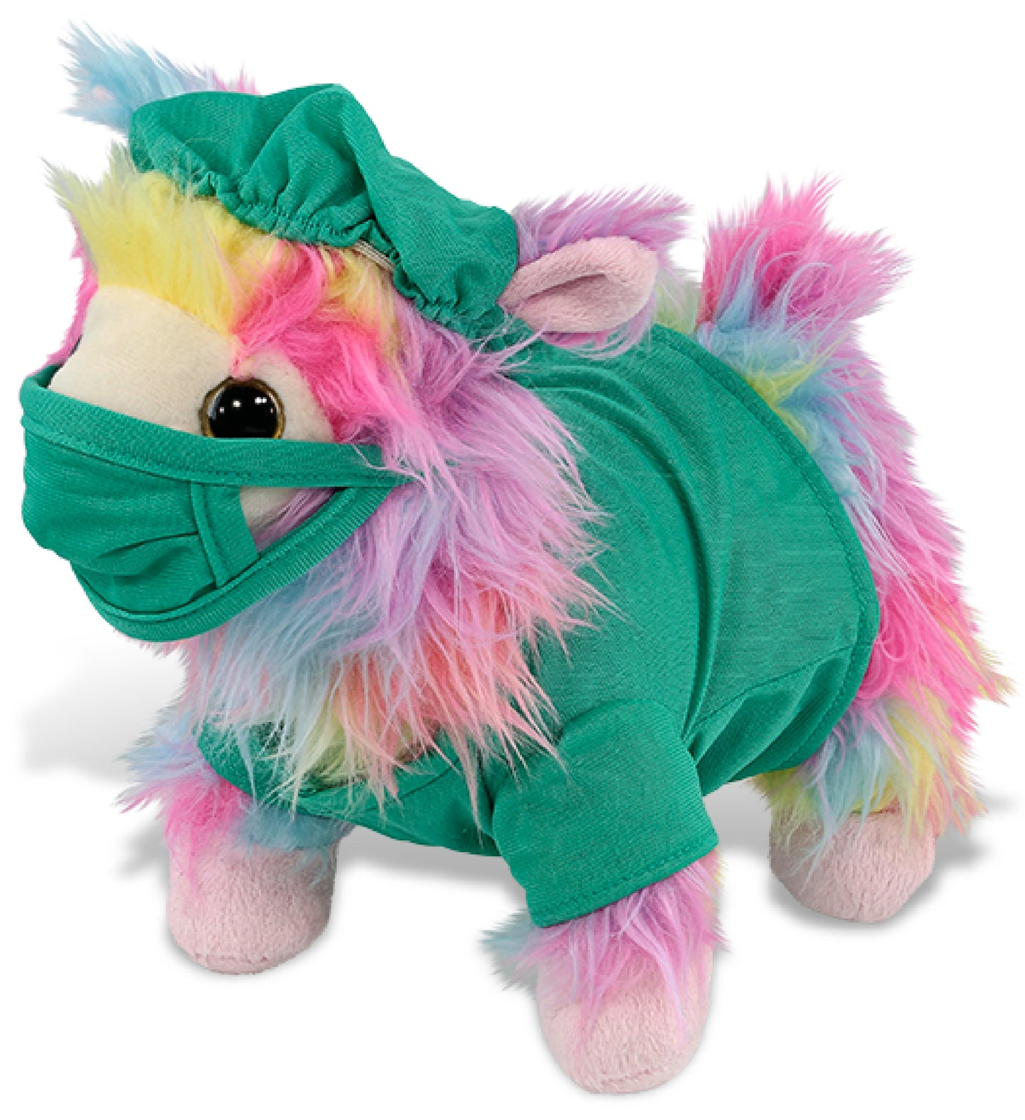 PLUSH DOCTOR - SUPER SOFT PLUSH - RAINBOW LLAMA