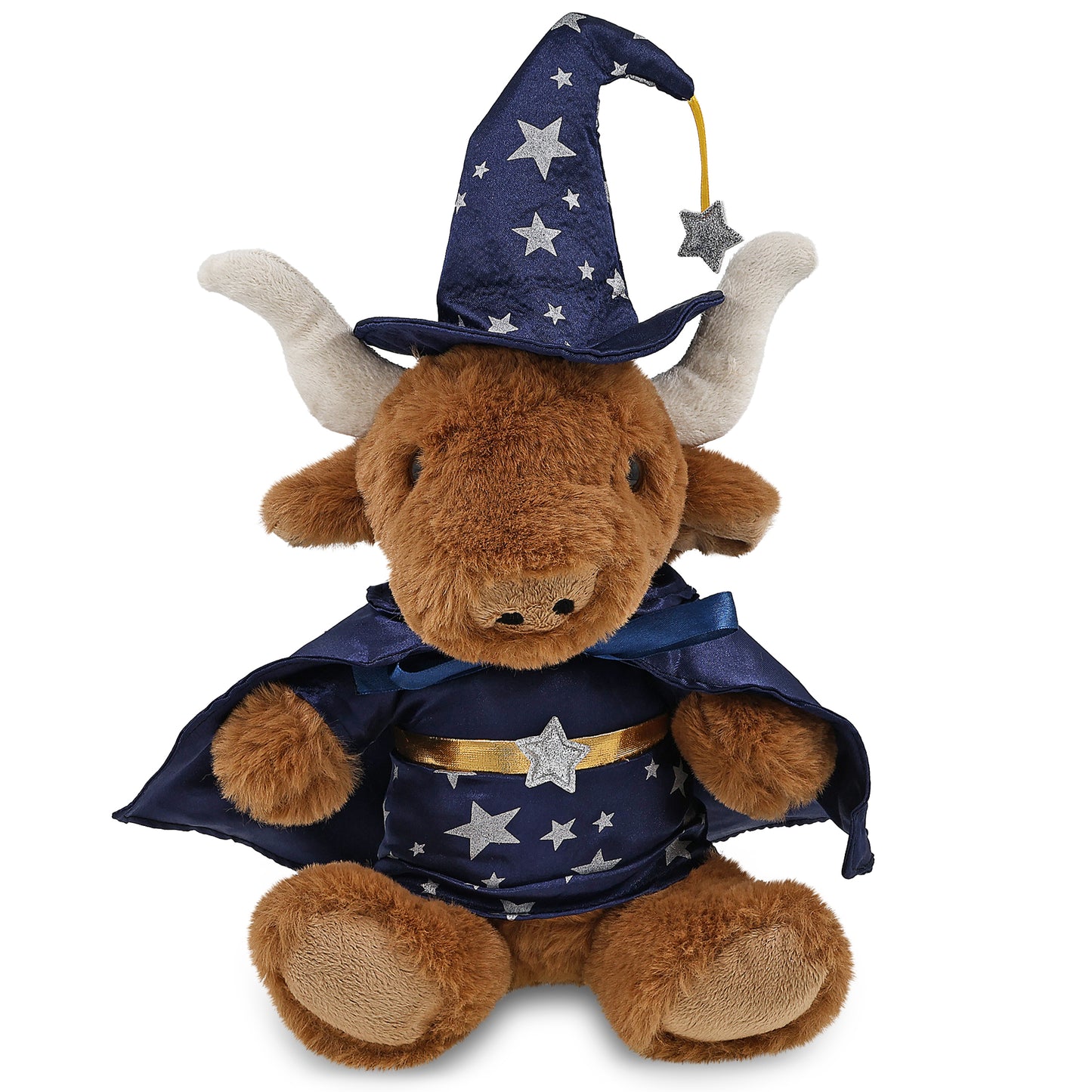 SUPER SOFT PLUSH - TEXAS LONGHORN WITH WIZARD DRESS UP