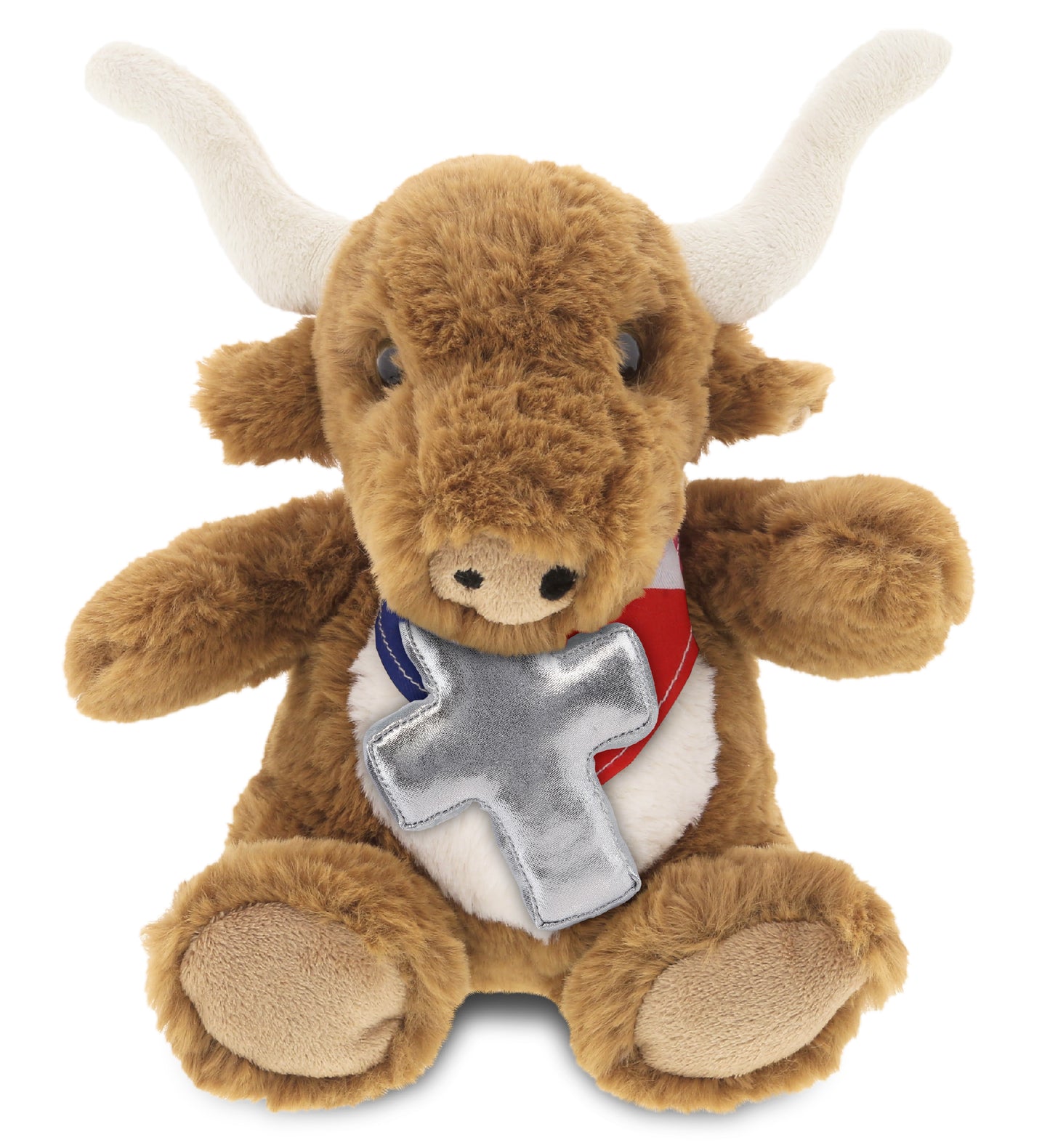 PLUSH CROSS - SUPER SOFT PLUSH - TEXAS LONGHORN