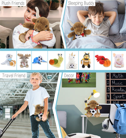 SUPER SOFT PLUSH - TEXAS LONGHORN WITH SOCCER PLUSH