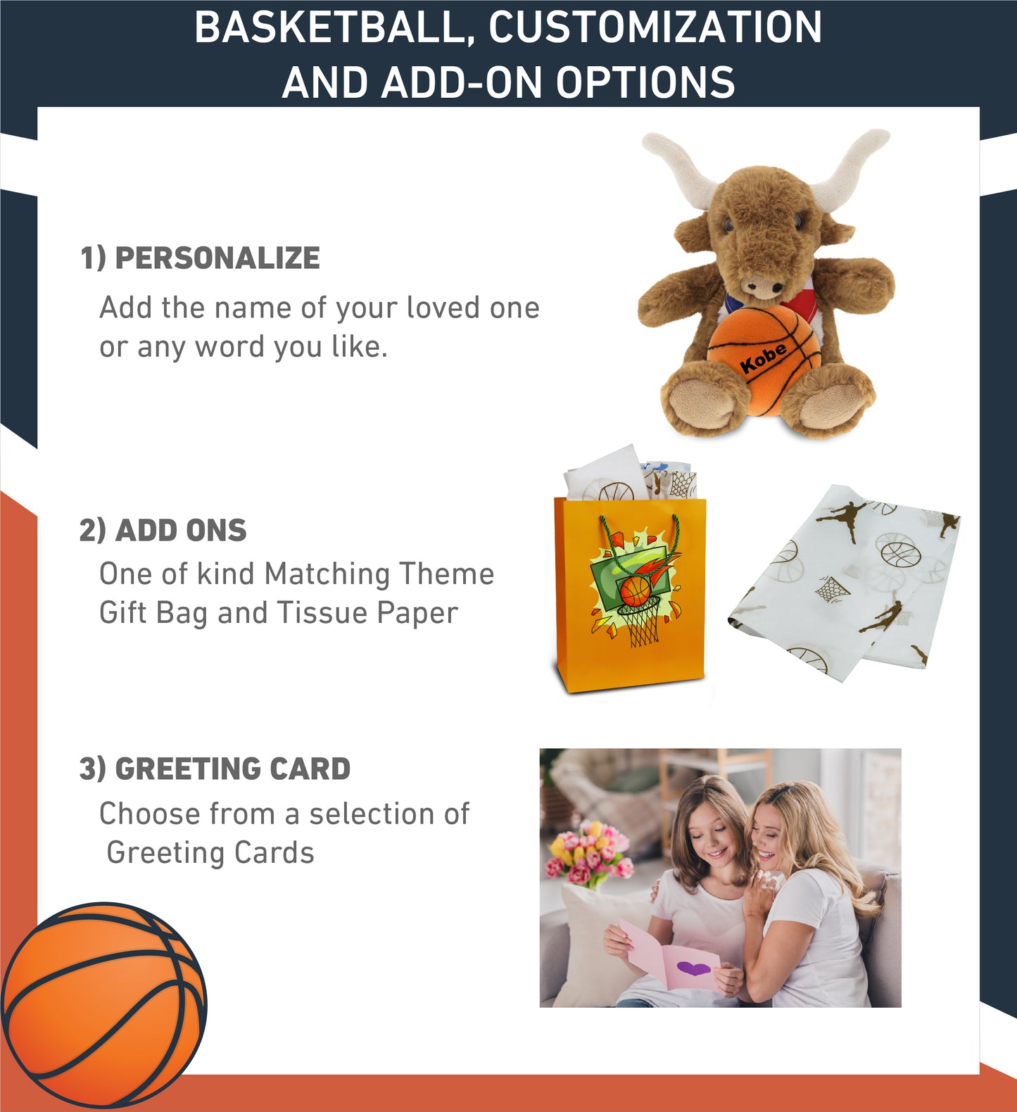 SUPER SOFT PLUSH - TEXAS LONGHORN WITH BASKETBALL PLUSH