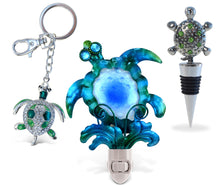 Sea Turtle Wine Stopper, Sparkling Charm and Night Light - Set of 3