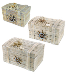 Wooden - Vintage  Jewelry Box - Set of 3