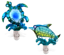 Dolphin, Sea Turtle, Starfish, Octopus :Night Lights  - Set o f4
