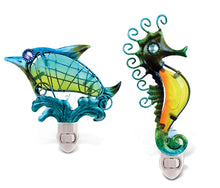 Night Lights Dolphin & Seahorse - Set of 2